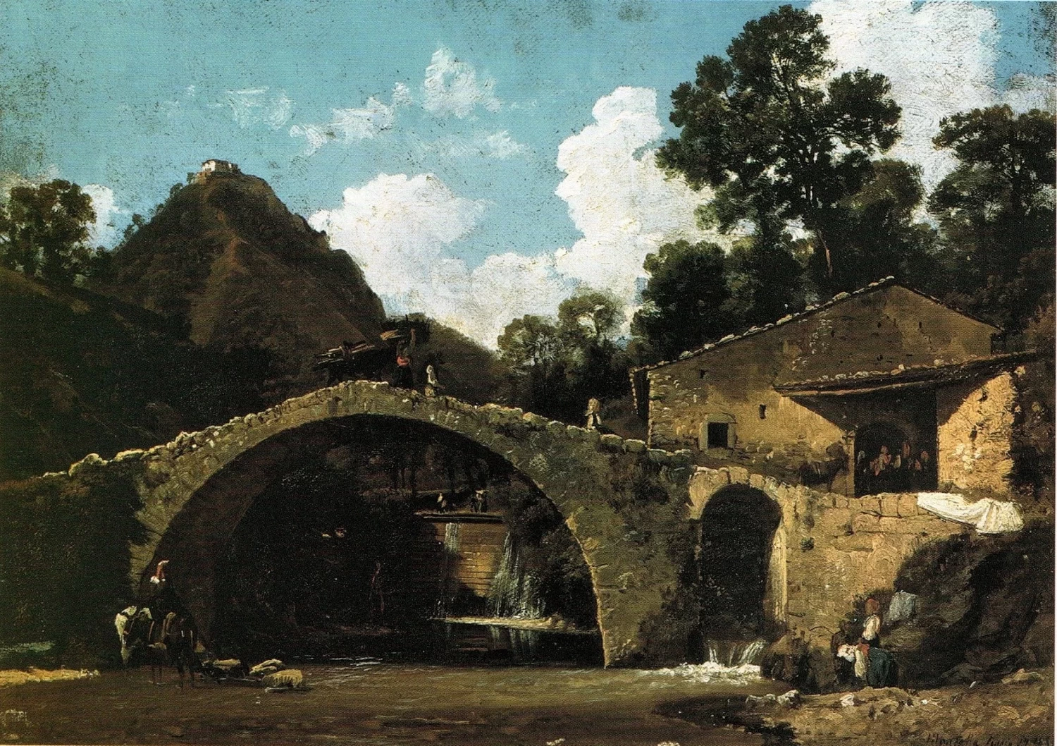 Ponte e mulino di Montella - Accademia di Belle Arti, Napoli
